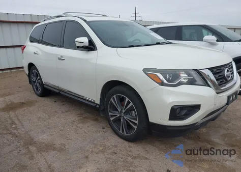 2017 Nissan Pathfinder Platinum from USA, damaged, VIN 5N1DR2MN6HC682803